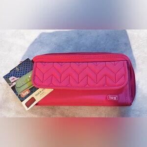 Lug Fuchsia Quilted Wallet.